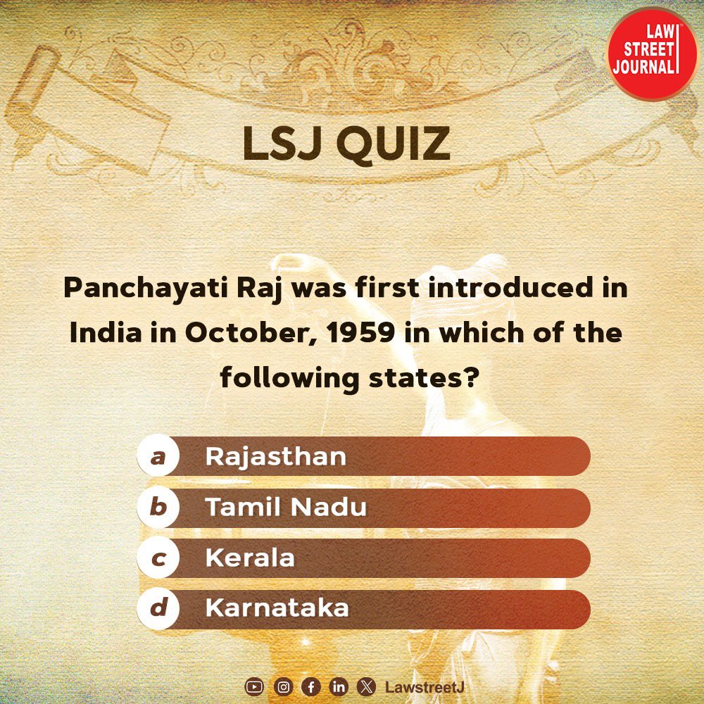 LSJ Quiz || Put your legal prowess to the test ! 

Write your answer in the comments below 👇🏻

#lsjquiz #legalquiz #LegalProwess #QuizChallenge #LegalKnowledge #LawTrivia #LegalMinds #LegalCommunity #ChallengeYourMind #LegalEducation #TestYourKnowledge #india #LawstreetJ