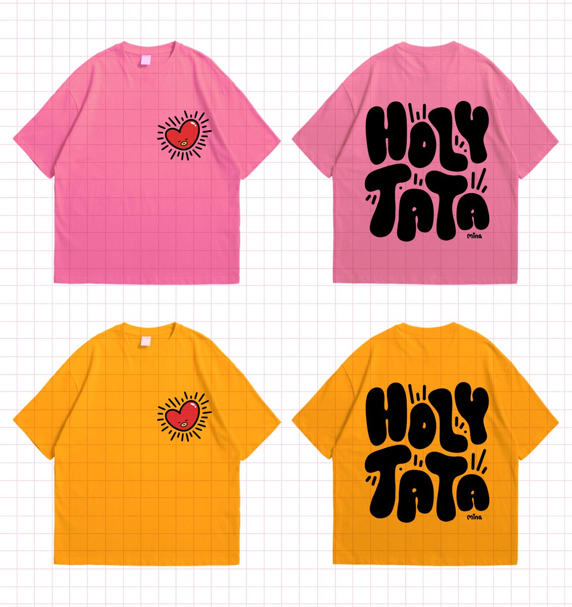 Is an oversize shirt btw 🩷🧡 I’ll have it in 2 colors on my next shop update: May 1 ✨ I’ll put info details in my platform this week 🥰 + sp0ilers, I will have other clothing items available on this update too! But those will be shown next week 🥰 I want to take better pics