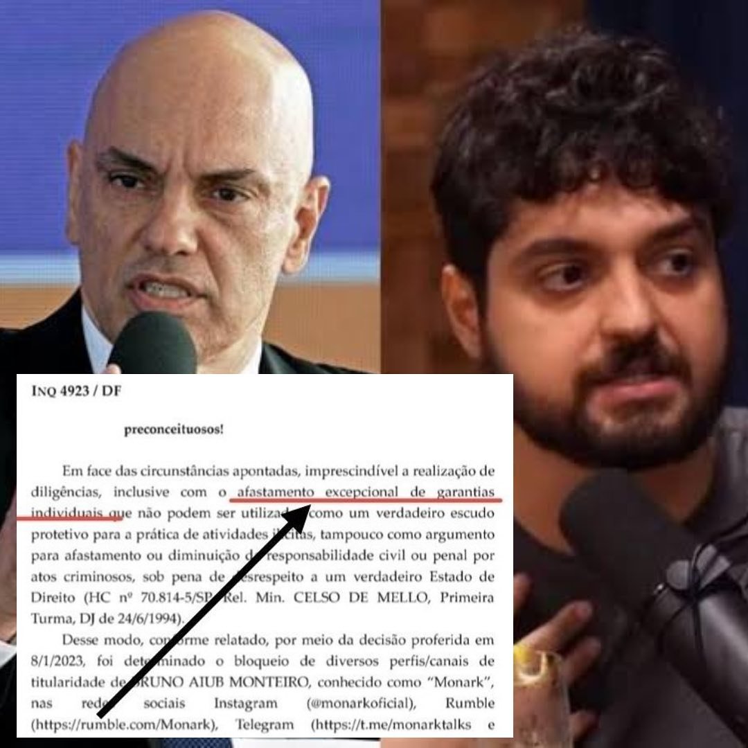 realmacosta's tweet photo. 💣🔥ABSURDO! Segundo os documentos revelados pelo Comitê Judiciário da Câmara dos EUA, Alexandre de Moraes solicitou o “afastamento excepcional de garantias individuais” do Monark.

Moraes retirando as garantias individuais de um indivíduo em nome da CENSURA. https://t.co/p39SDq3ga4