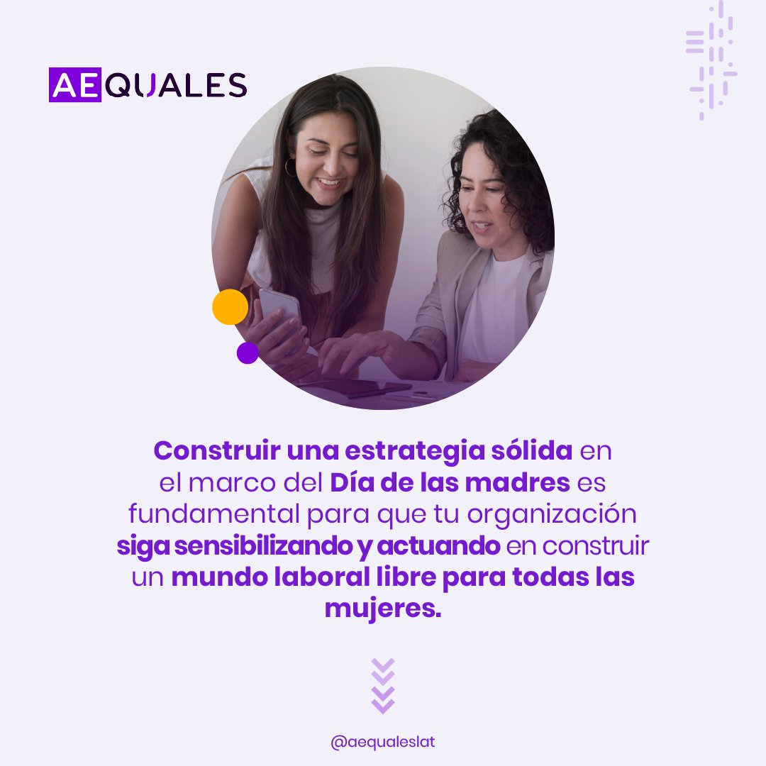 aequaleslat's tweet photo. Únete a nuestros programas especiales y actividades a la medida de tu organización para seguir sensibilizando y actuando, potenciar el talento de madres y padres 💜

https://t.co/PEisdOycQV

#DiaDeLasMadres #EquidadDeGenero #Inclusion #Aequales https://t.co/SbeLbMFfPJ