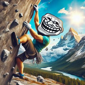 trolljak_'s tweet photo. hold on #Troll  🧗‍♂️🧌😄 https://t.co/WxnFjQe1w7