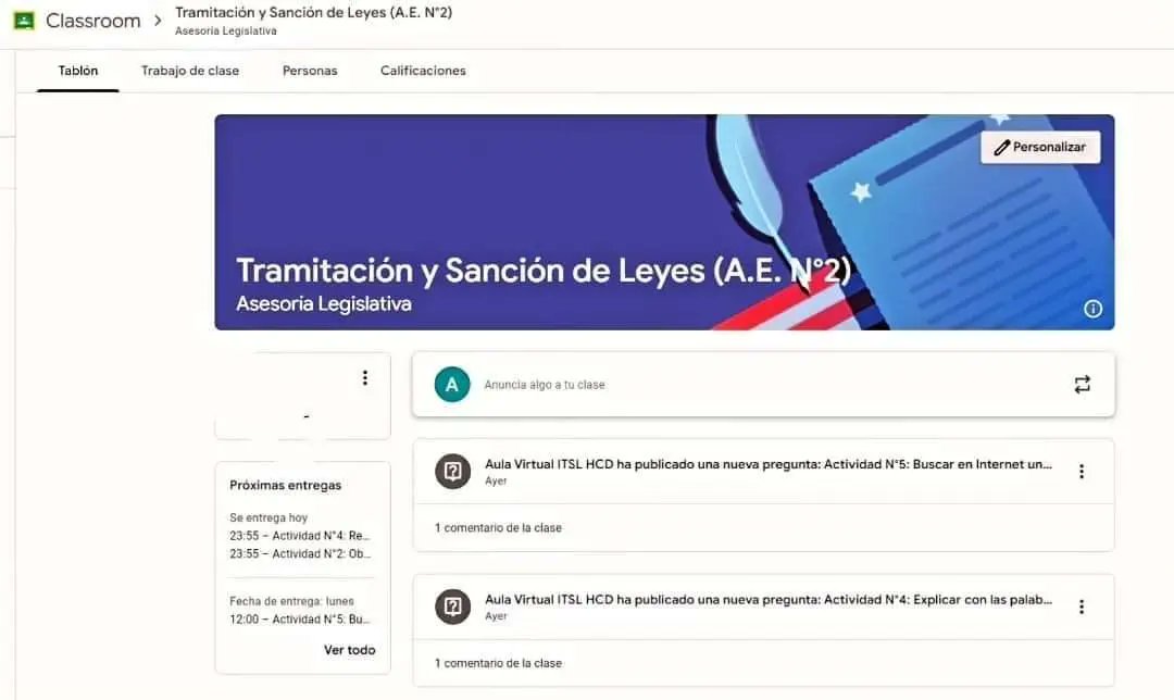 itslhcdparaguay's tweet photo. [#Jueves] #Clase_3 de la asignatura de #Tramitación_Y_Sanción_De_Leyes, de la carrera técnica de #Asesoría_Legislativa (Cohorte 2022-2024) del #ITSL_HCD, bajo la modalidad semipresencial. Docente: Prof. Abg. #Julio_Cabrera.

#ITSL_7Años_ProfesionalizandoLaLaborLegislativa https://t.co/pS5nKMOSA4