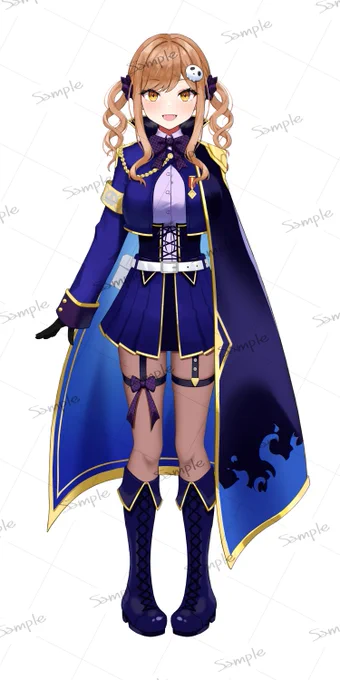 【お仕事】  NexuStella Colorful所属 冥門めぐり様()の軍服衣装お仕立てを担当させて頂きました! 