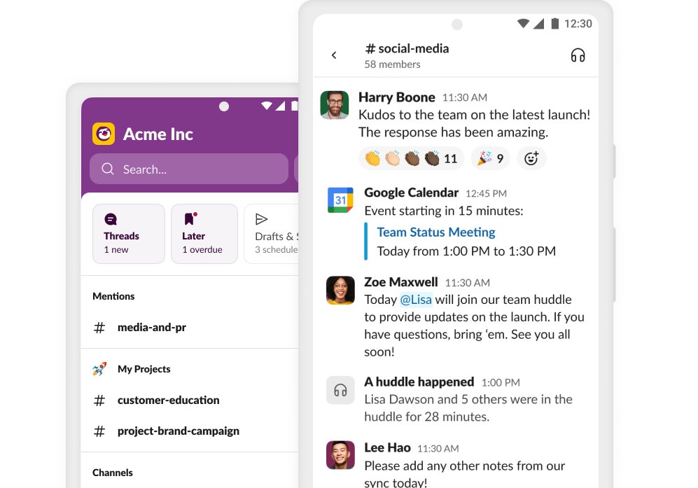 DOWnload slack free for android 
slack.com/downloads/mac