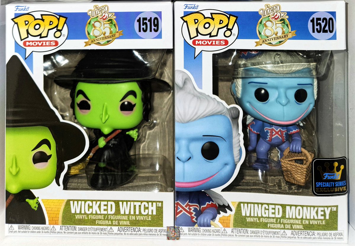 Ended up taking a lunch trip to GS🇨🇦 The buy 10 get 1 free program is being done away with/redemption ends Apr30th. Had one to redeem & very convenient/perfect timing🤩walked in & found these!🙏

#FunkoFamily #FunkoPop #FunkoFunatic #Funaticofthemonth #TheWizardofOz #WickedWitch