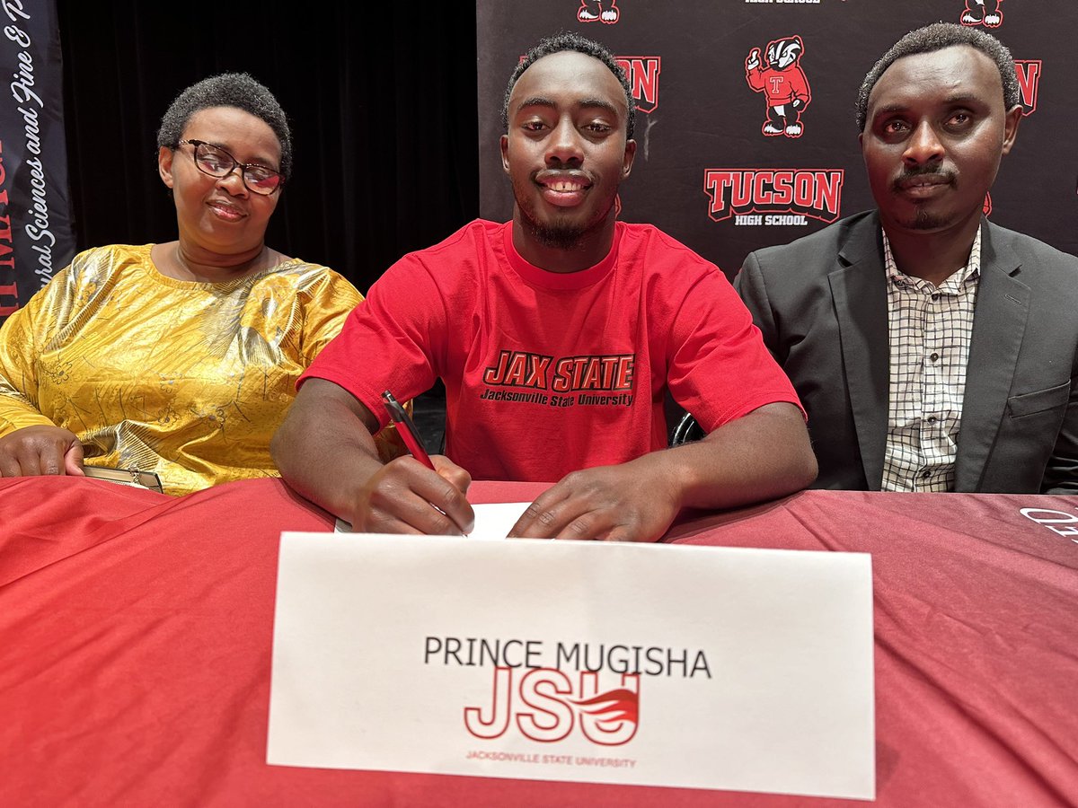 JavierJMorales's tweet photo. .@_TucsonHigh RB @Prince_m826 signing with former Arizona coach @RealCoachRod at @JaxStateFB. Family from Congo is very proud of Prince who is a tremendous football talent and even better person. https://t.co/ODvfZc0uNj