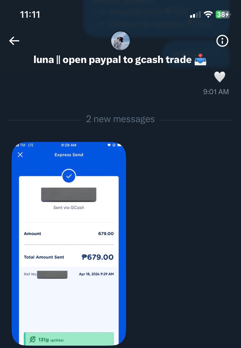thank you so much <a href="/lunatradesx/">luna || open paypal to gcash trade 📥</a> for another fast and smooth transaction! vv trusted talaga🫶🏻 #lunatradesx