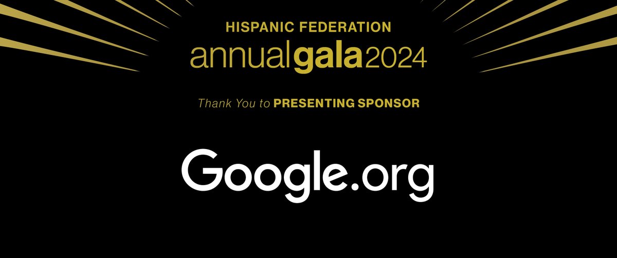 When we search for the word generous, Google pops up! Thank you to tonight's Presenting Sponsor @Google for supporting #HFGala24 and making tonight possible!