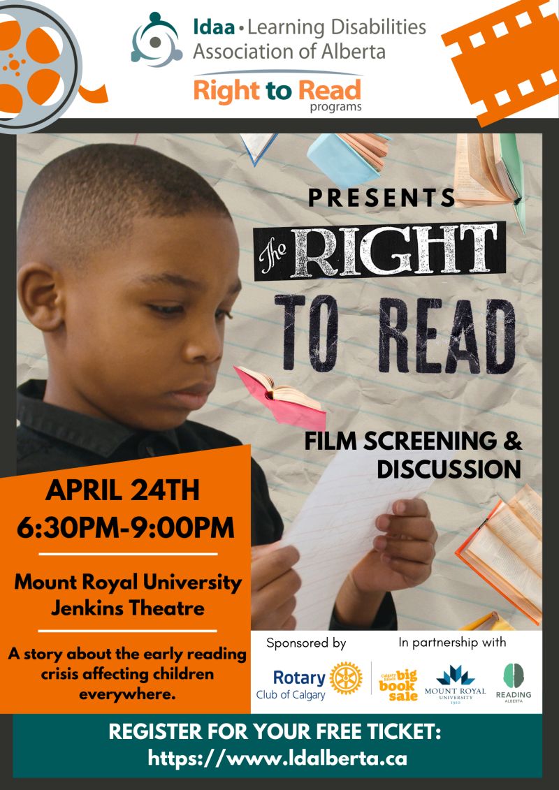 Please join us to understand how to help ALL children learn to read.