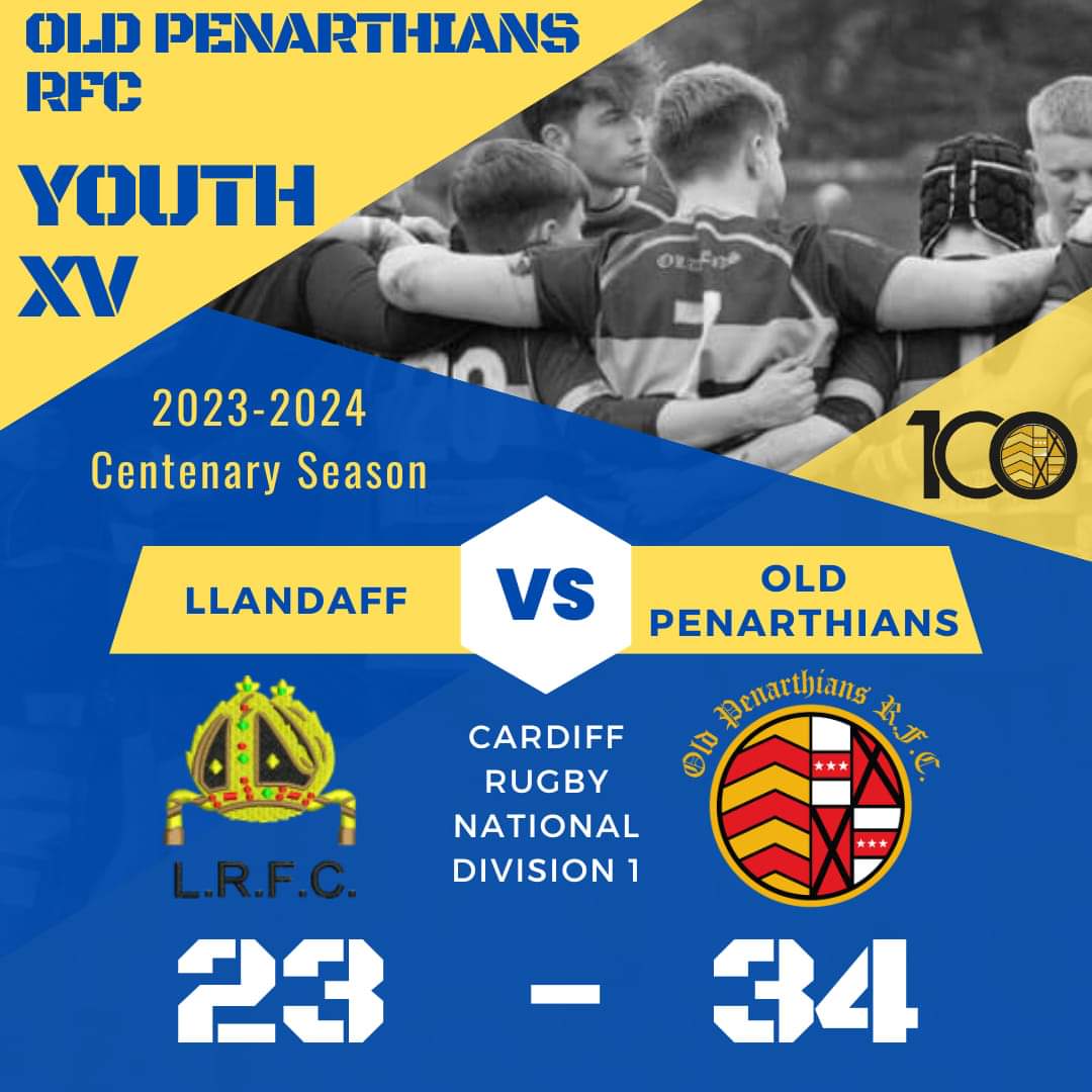 Congratulations to our #OldPensYouth, who have extended their lead at the top of the table this evening 🔵🏉🟡 @WRUyouth @CardiffDistrict @DistrictBGMG @AllWalesSport