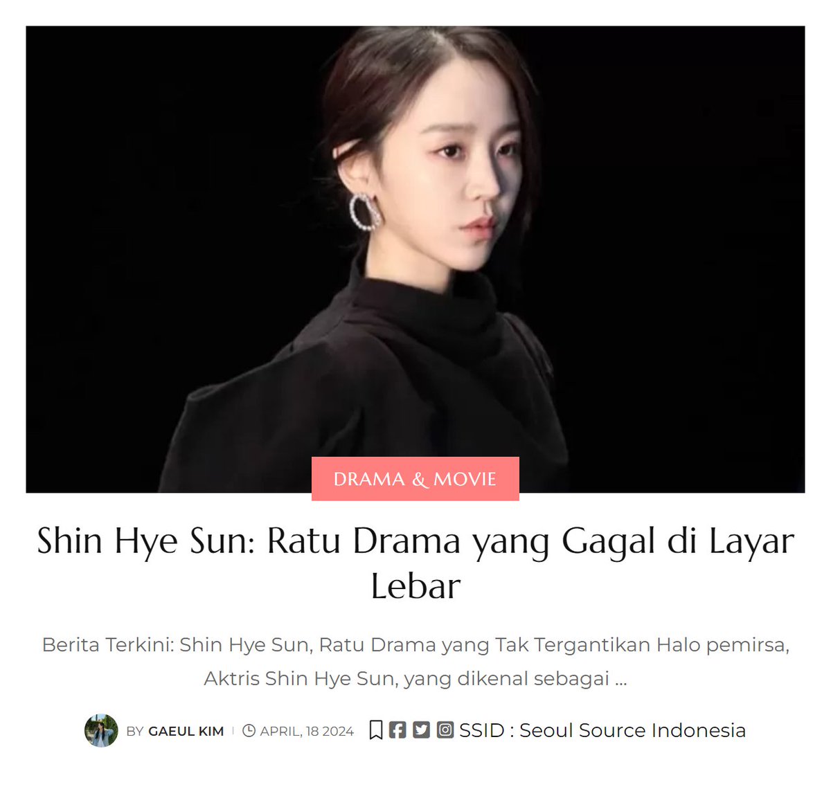 kpopdankdramaid's tweet photo. #ShinHyeSun
#RatuDramaKorea
#Innocence
#SheIsDead
Baca: https://t.co/vhJGJyfZBU
✨gaeul.rdz https://t.co/FJWWB0Tode