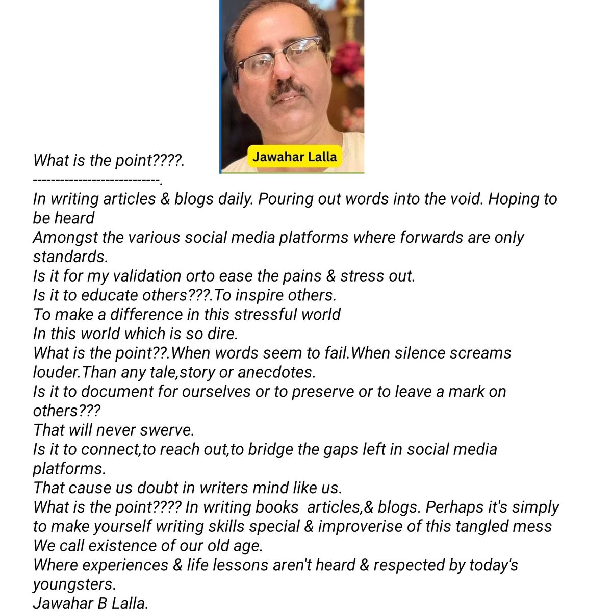 JLallapage's tweet image. #whatisthepoint