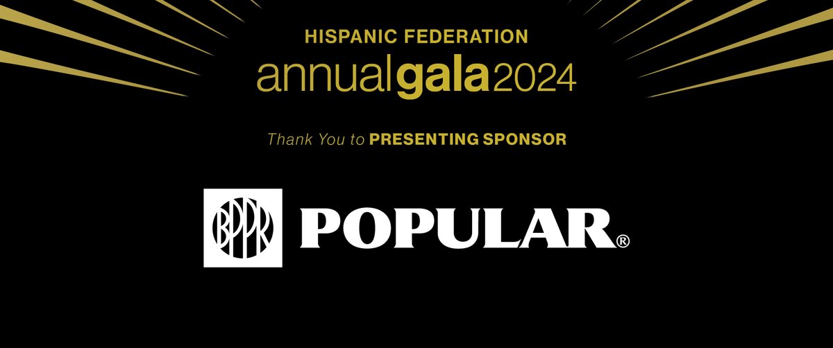 We’ve got the most @popularbank in the city sponsoring our #HFGala2024 and we couldn’t be more ecstatic. Thank you Popular!