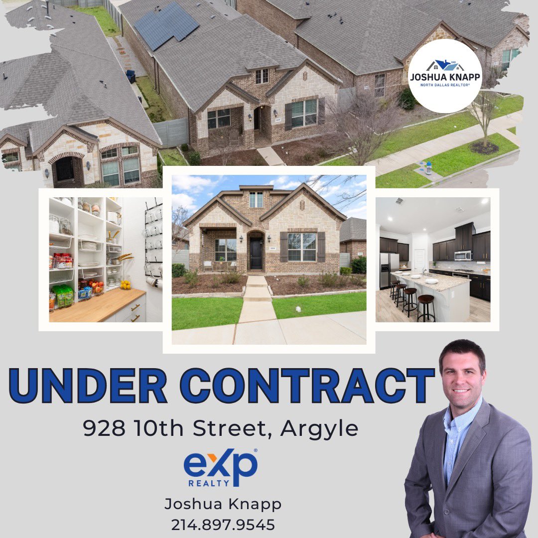 We are #undercontract in @harvesttexas in #argyle #knappknowshomes