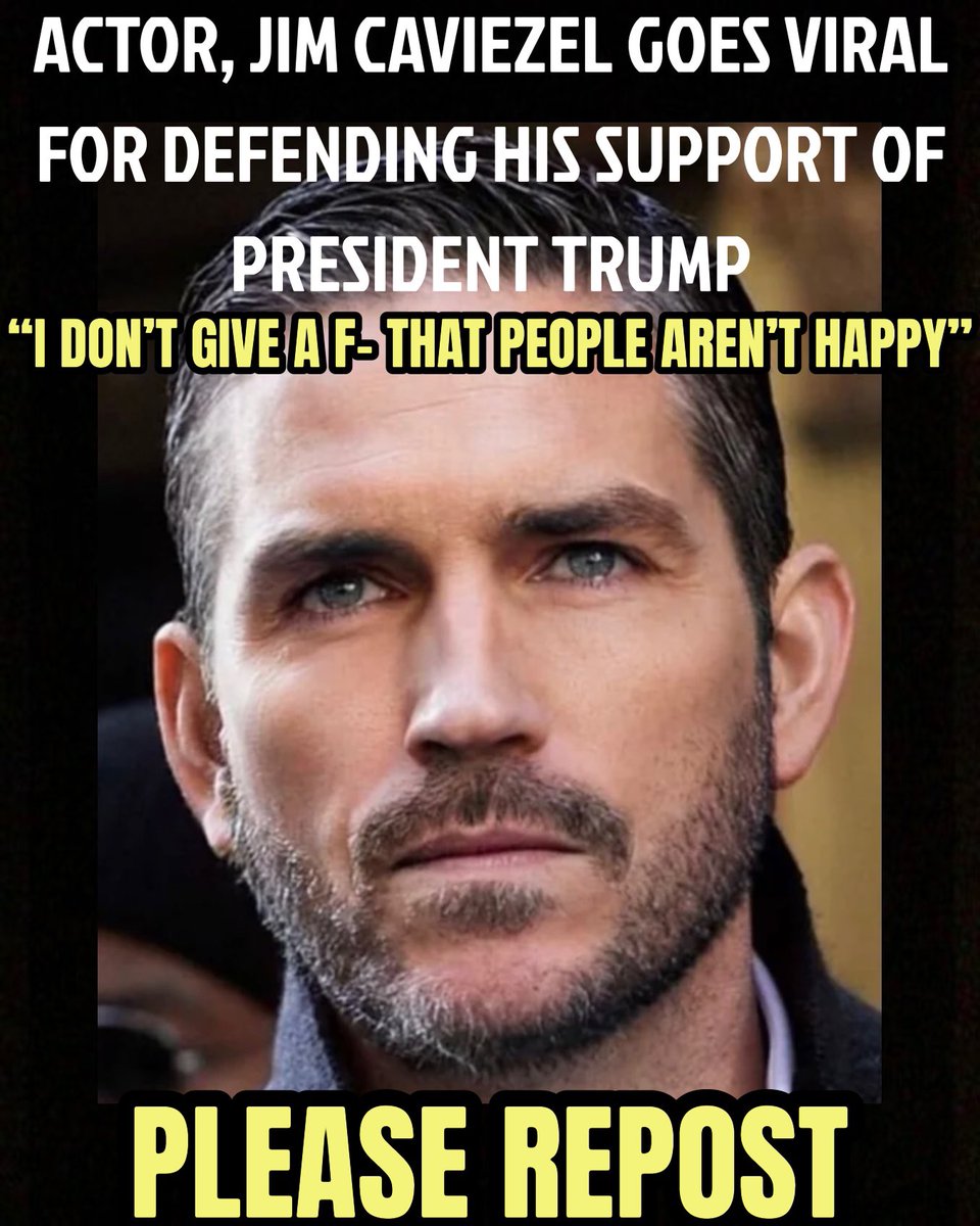 Can we give Jim Caviezel some love and support?