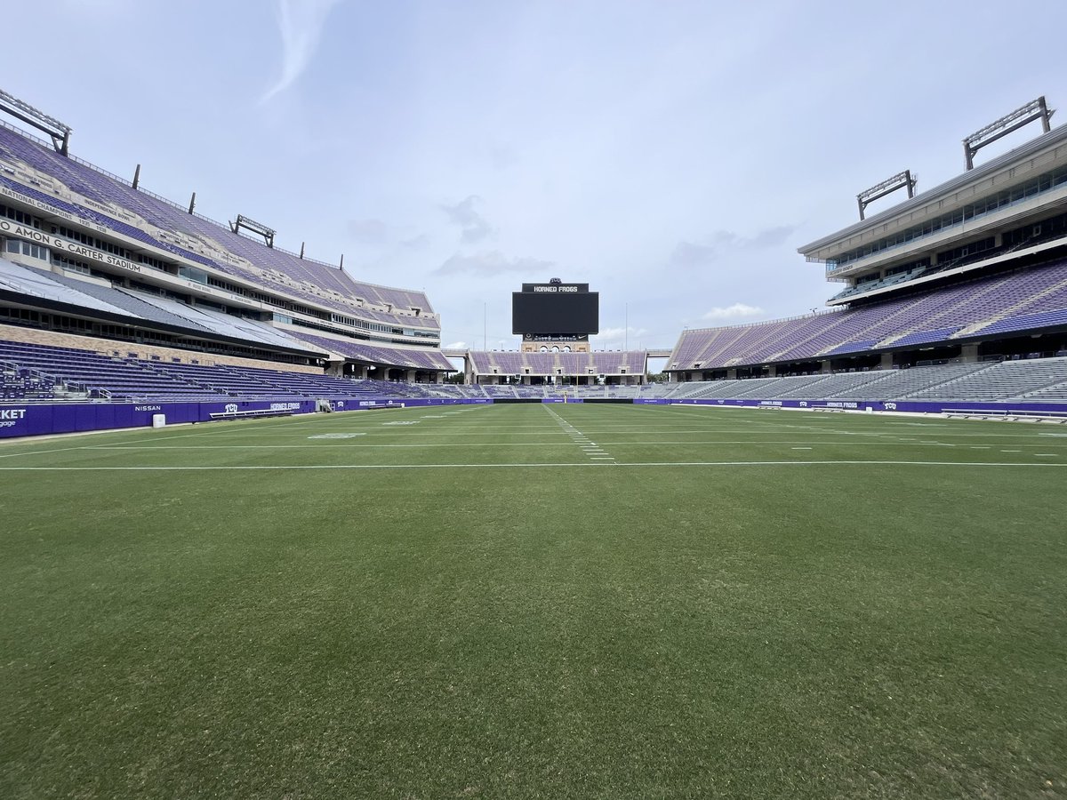 Shoutout to Andrew Siegel at <a href="/TCU/">TCU</a> for taking time out today to show me around his awesome facilities!  What a beautiful campus!  Cheers!