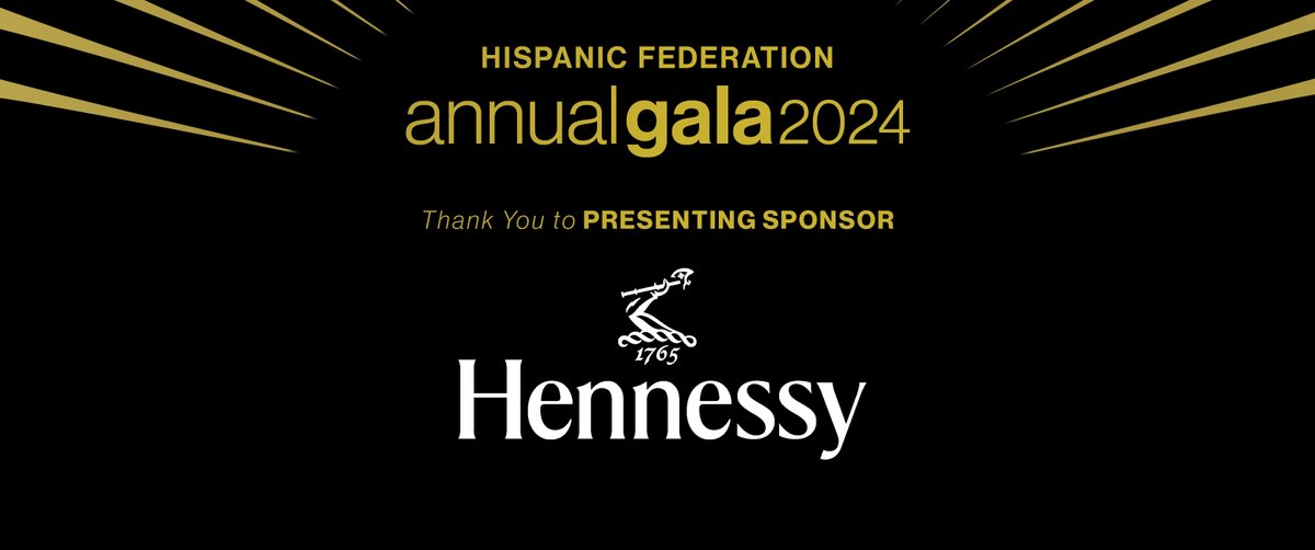 Hey @Hennessy, BIG thank you from the entire familia at Hispanic Federation for being a Presenting Sponsor and supporting #HFGala24 tonight!
