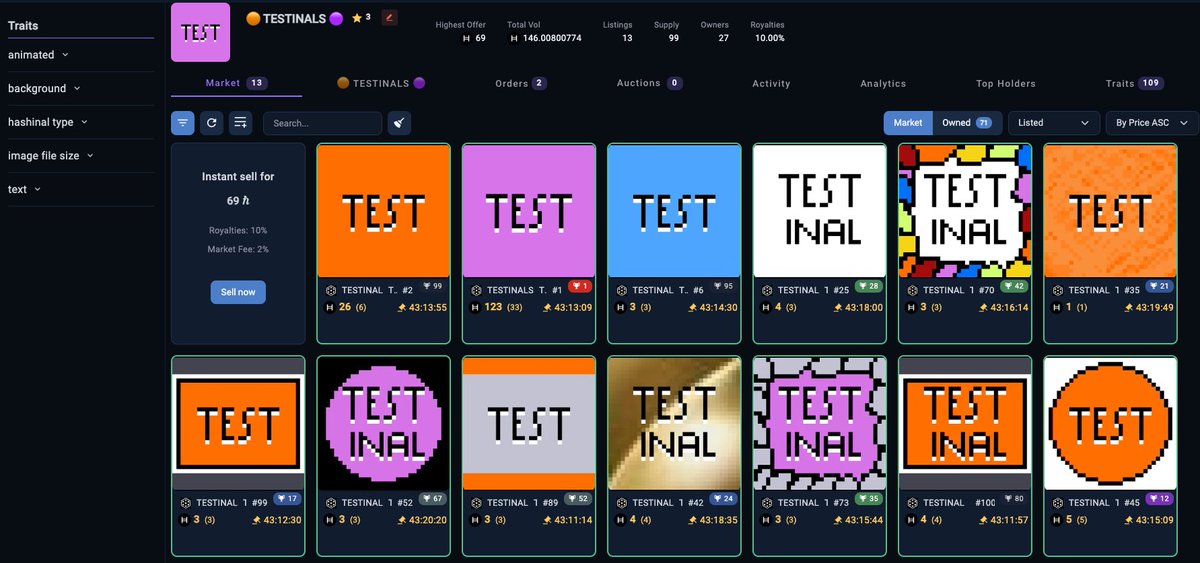 HELDiWanKenHODL's tweet photo. ❗️Congrats to those who won the 1st round of #testinal 🟣 auctions earlier today on @SentX_io 🙌

The next round of #testinals 🟠 will enter their new homes very soon ✅

Get your final bids in now 🚨

Less than 44 hrs left ⏳

Starting @ 1 $HBAR 👇

https://t.co/RtzC3hyCeP https://t.co/4Ujg32SqlV