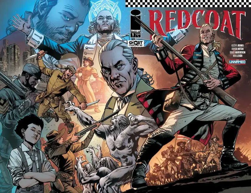 REDCOAT #1 Review:
👉aiptcomics.com/2024/04/02/red…

#redcoat #ghostmachine #geoffjohns  #bryanhitch #comics #ilovecomics #losangeles