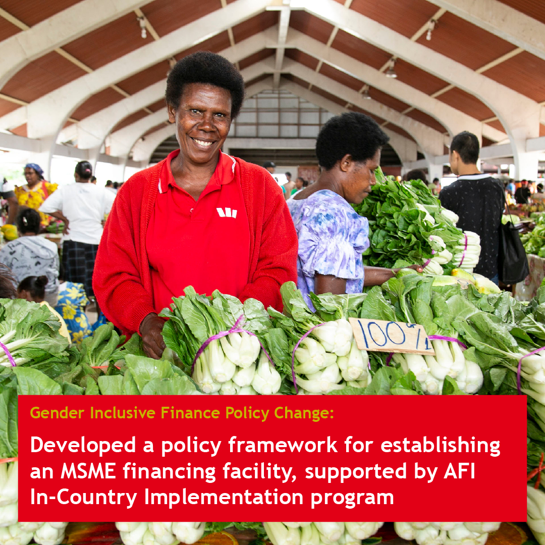 🌟AFI Gender Inclusive Finance Ambassadors 🌟 Today, we move to the #Pacific, highlighting Reserve Bank of #Vanuatu's remarkable efforts and making waves in fostering #gender equality in the country. Read their impactful efforts below. #financialinclusion #women #SDG5