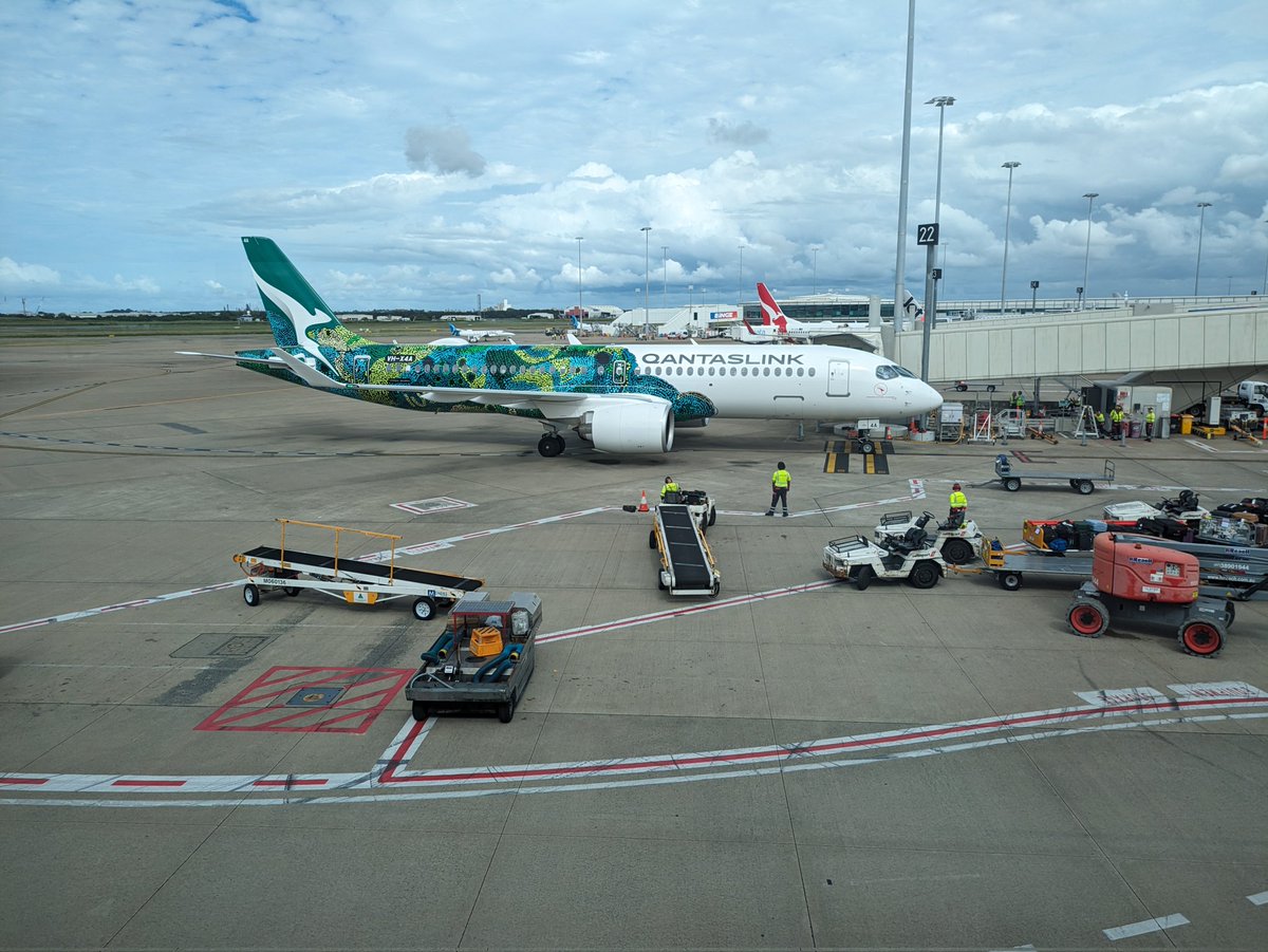 Flying on the green A220 today BNE-MEL-CBR-BNE in 8 hours - smart or stupid?