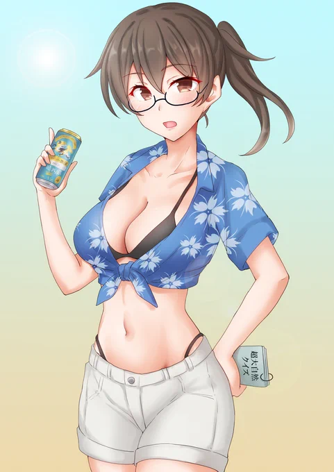 加賀です。新商品の「晴れ風」をよろしくお願いします#艦これ 