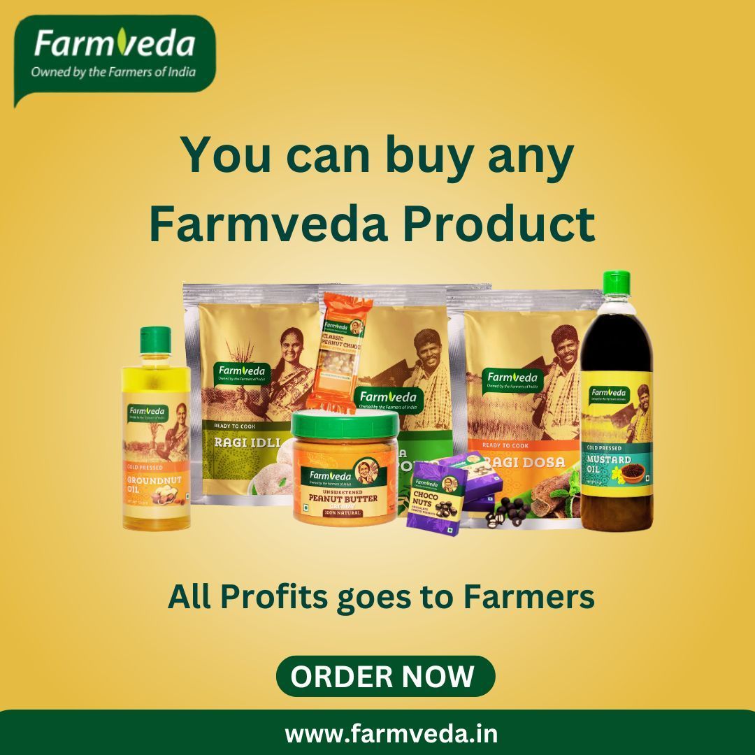 Every product you purchase is a step towards a better future for the hands that feed us. That's why 100% of our profits go directly to our farmers.

Join us in this movement to uplift our farming communities. Together, we can make a difference.