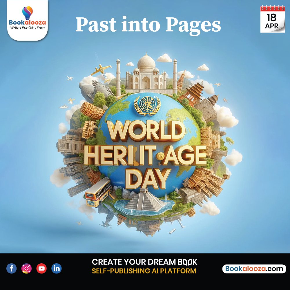 Let's turn the treasures of our past into timeless tales through the power of writing. Create your story now: ow.ly/CoKl50Ri5iF #WorldHeritageDay2024 #WorldHeritageDay #SummerStories #Bookalooza #StoryWriting #BookWriting #SummerVacation #VacationTime #BookWriting