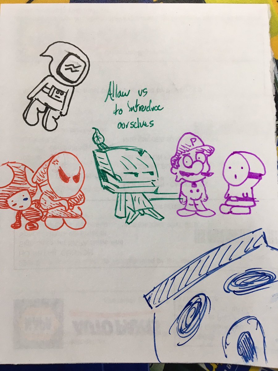 one of enkal’s sketches during the development of Chapter 1: “The New Place”