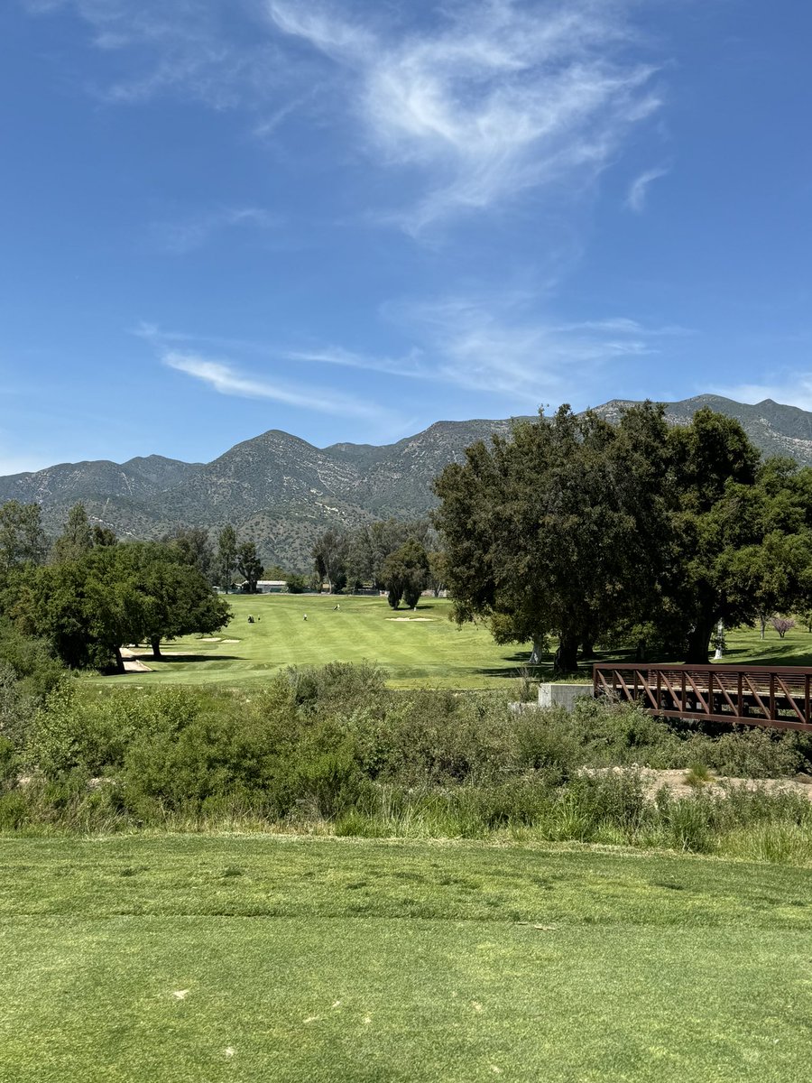 Played my favorite (US) course today, Soule Park GC in Ojai, CA. $39 to walk. William Bell designed, Hanse renovated.  I could play there every day. Just an incredible feel, experience and course. Just love it there. #golfchat