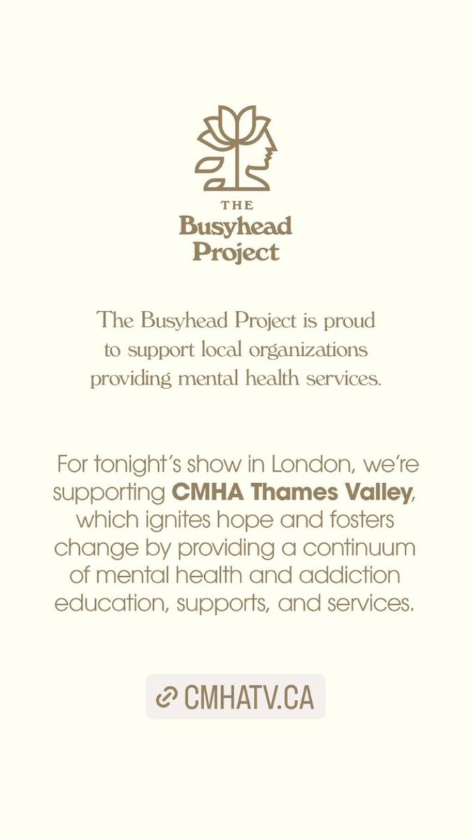 📲| Tonight’s mental health organization: CMHA Thames Valley

(via ig stories: thebusyheadproject)