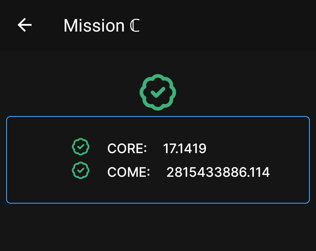 Have you completed CORE Mainnet Mission C on OpenEX App. 

#OpenEX #CORE
