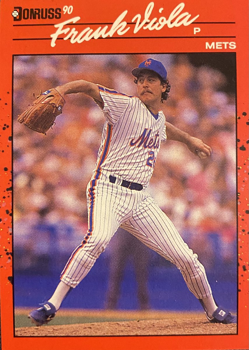 FRANK VIOLA—1990 Donruss 💙🧡 #FrankViola #Mets #LGM #SweetMusic