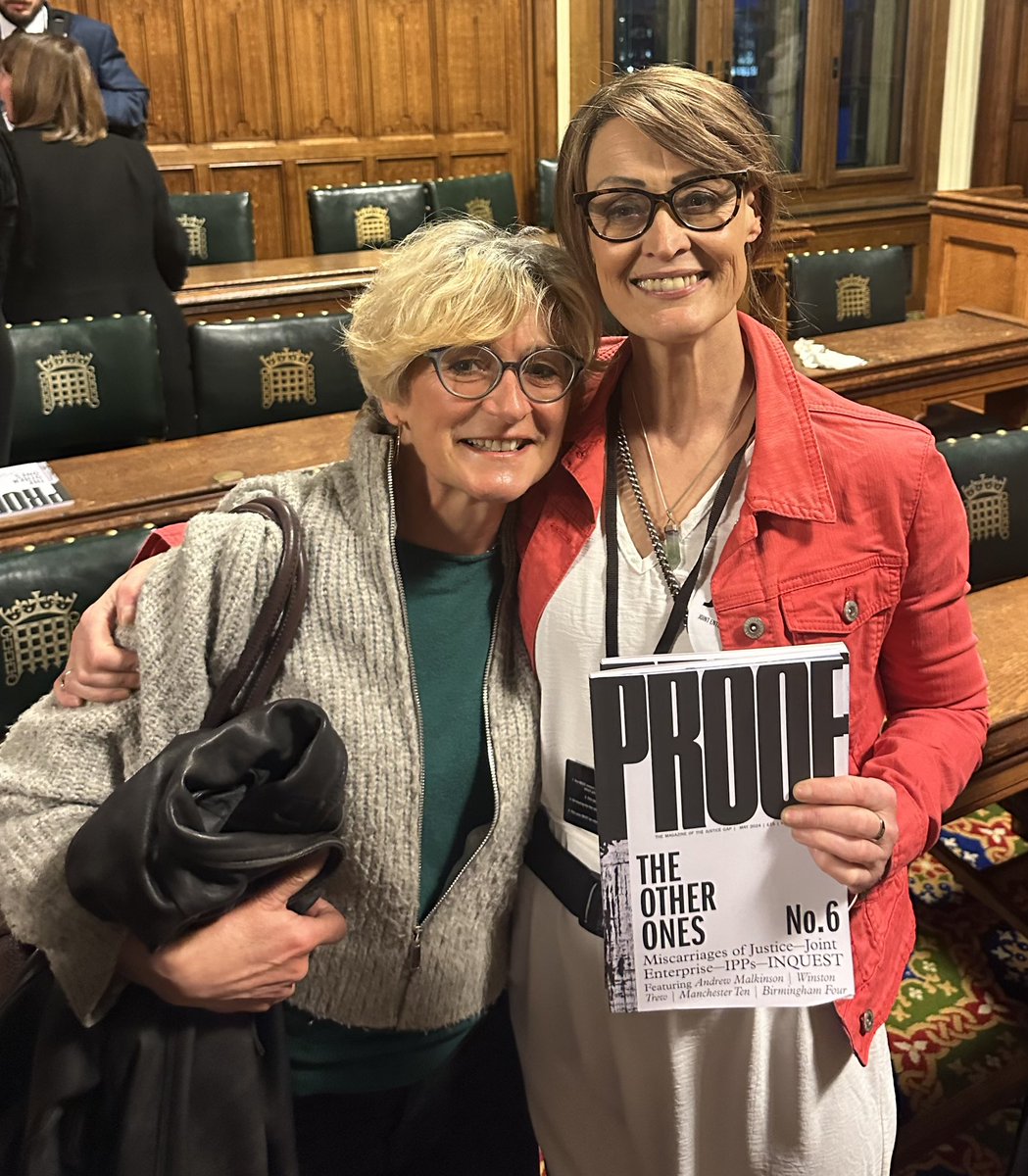 @PhilippaBudgen I’m looking through all the photographs taken at the @HouseofCommons this week and this is one my favourites @sounddelivery @JENGbA @APPGMJ @JusticeGap #PROOF launch issue 6 #injustice