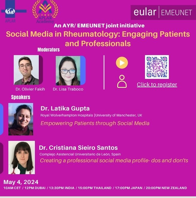 While #jcr2024 #jcr24 @68_jcr2024 is in full swing, taking this chance to hype and pls save to your calendars the next @APLAR_org @EMEUNET endeavor. #SoMe @ori_114