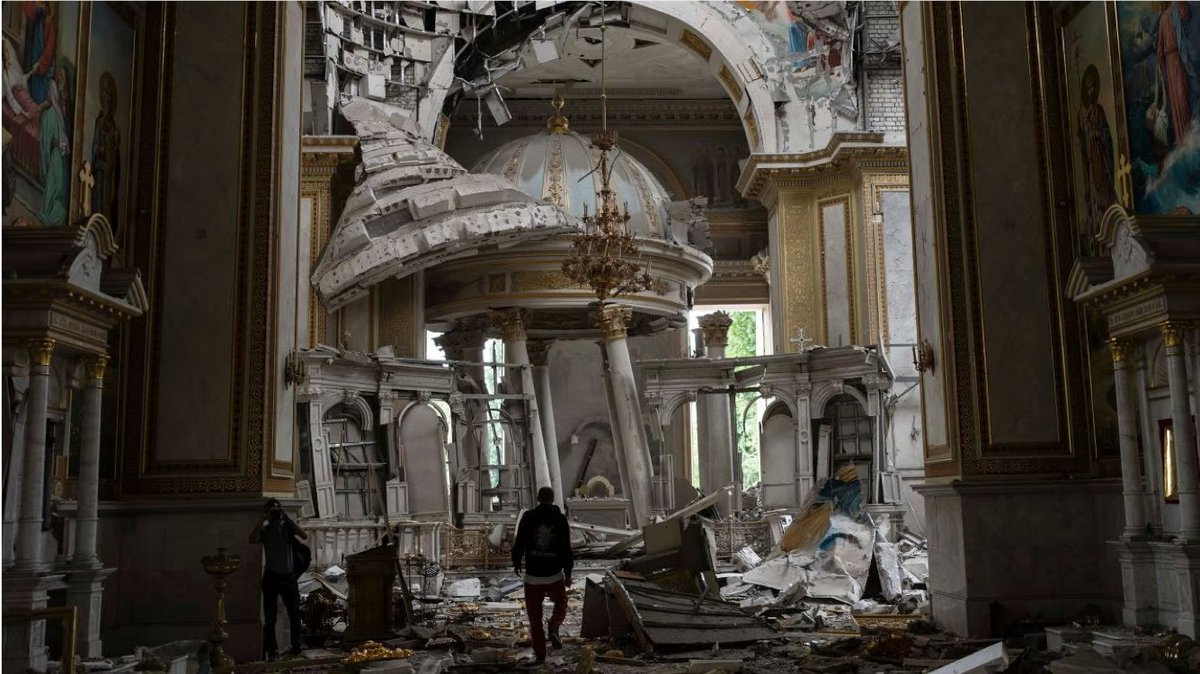 Italy signed an agreement and will allocate €45 million to Ukraine for emergency and conservation work on cultural heritage sites within the UNESCO protective zone in Odesa, to include the Transfiguration Orthodox Cathedral which was bombed by the Russians.

Thank you, Italy!!