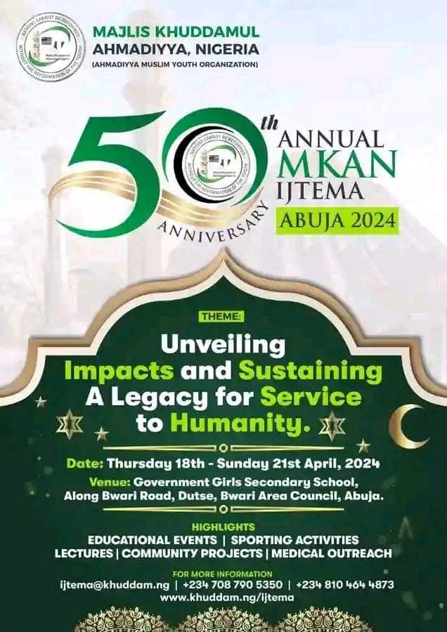 HERE WE GO
#Abuja2024 #MKAN #MKANIjtema #TrueIslam