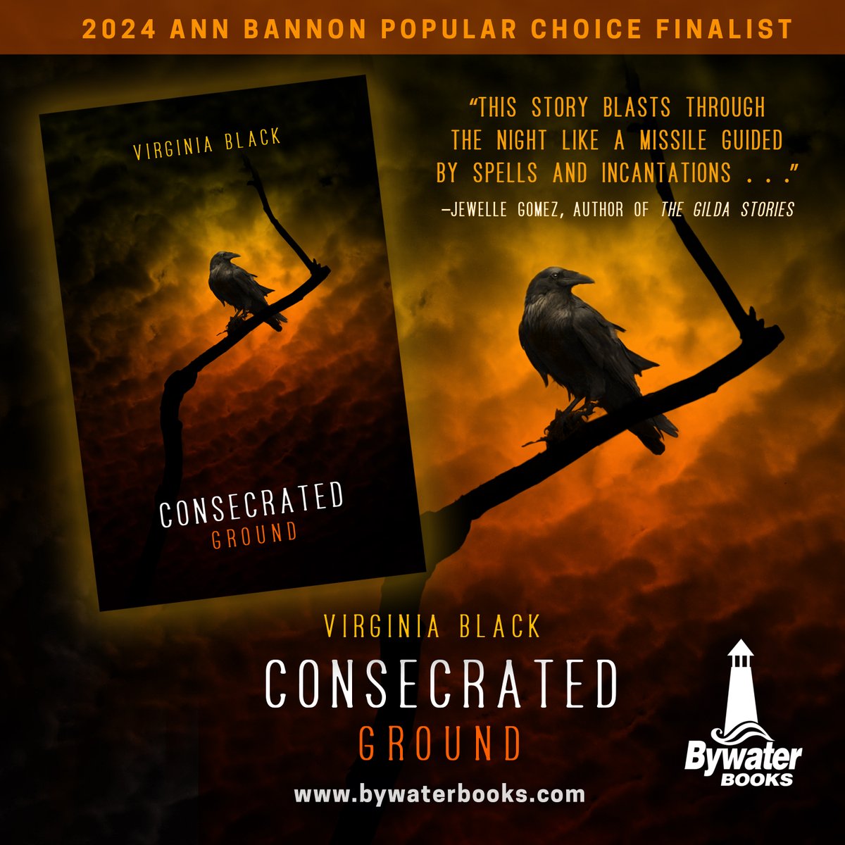 *WOW*! My debut novel, CONSECRATED GROUND (from @BywaterBooks !) is a GCLS 2024 Ann Bannon Popular Choice Finalist! Honored to be listed alongside such talented authors. If you want to vote, you MUST subscribe to the GCLS newsletter by 5pm PST April 22nd- bit.ly/GCLSNEWS