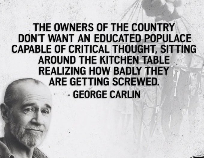 George Carlin: 🚨🚨🚨