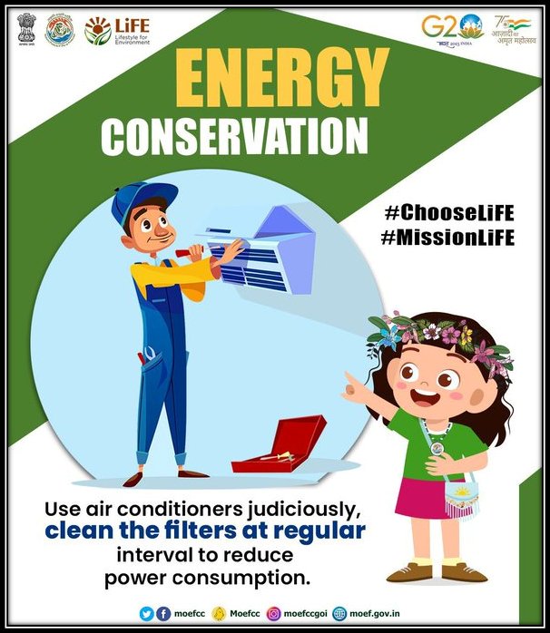 Conserve Energy for a Sustainable Future. 
#ChooseLiFE #MissionLiFE @WesternRly @RailMinIndia