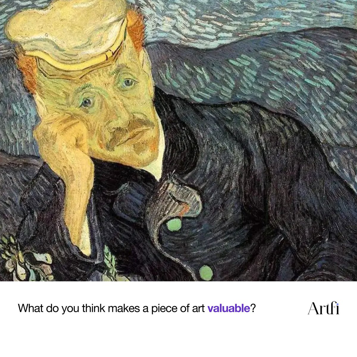 What do you think makes a piece of art valuable? #Artfi