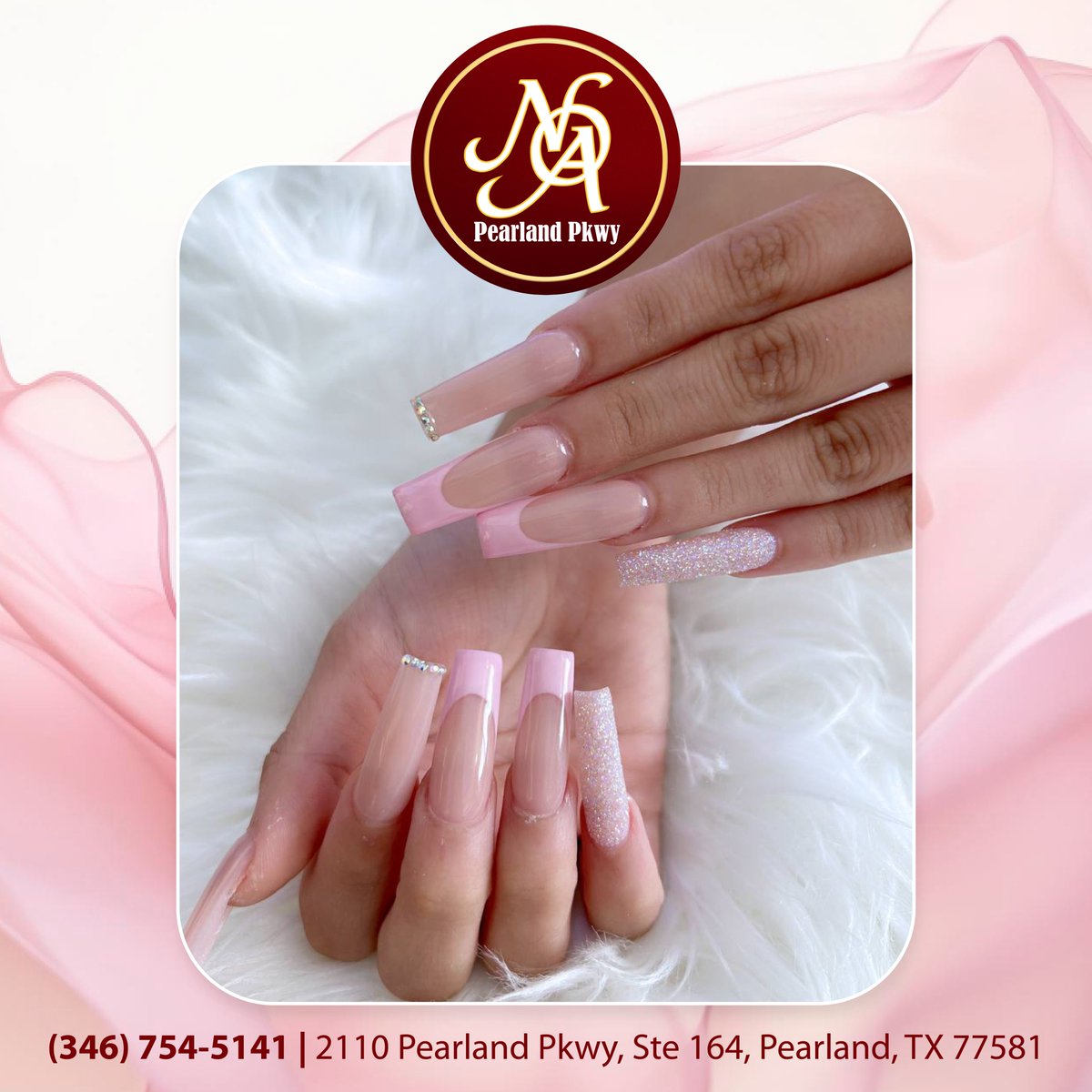 Can't go wrong with a classic pink French manicure! 💗☁ This timeless look is always in style.✨

#nailsofamerica #nailsofamericapearland #nailsalonspearland #manicure #pedicure #spapearland #nailpolish #naillover #nailworld #NailStyle #nailfashion