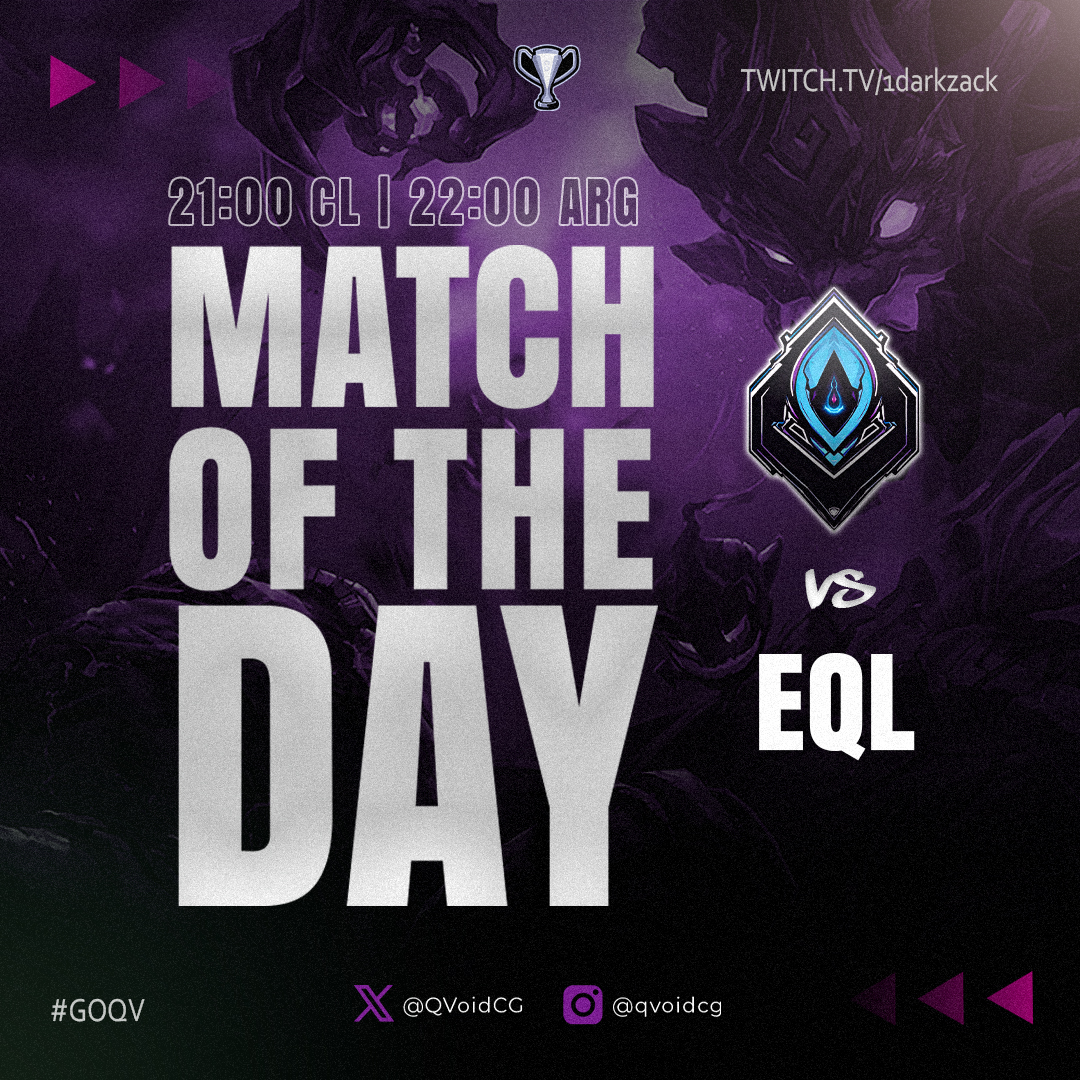 QVoidCG's tweet image. Segundo encuentro por la #infinitup, contra un equipo que busca su primera partida vamos por esos puntos y la victoria.
¡Nos vemos en la grieta!
#goqv #matchday #leagueoflegends #esportslife #esportsgaming