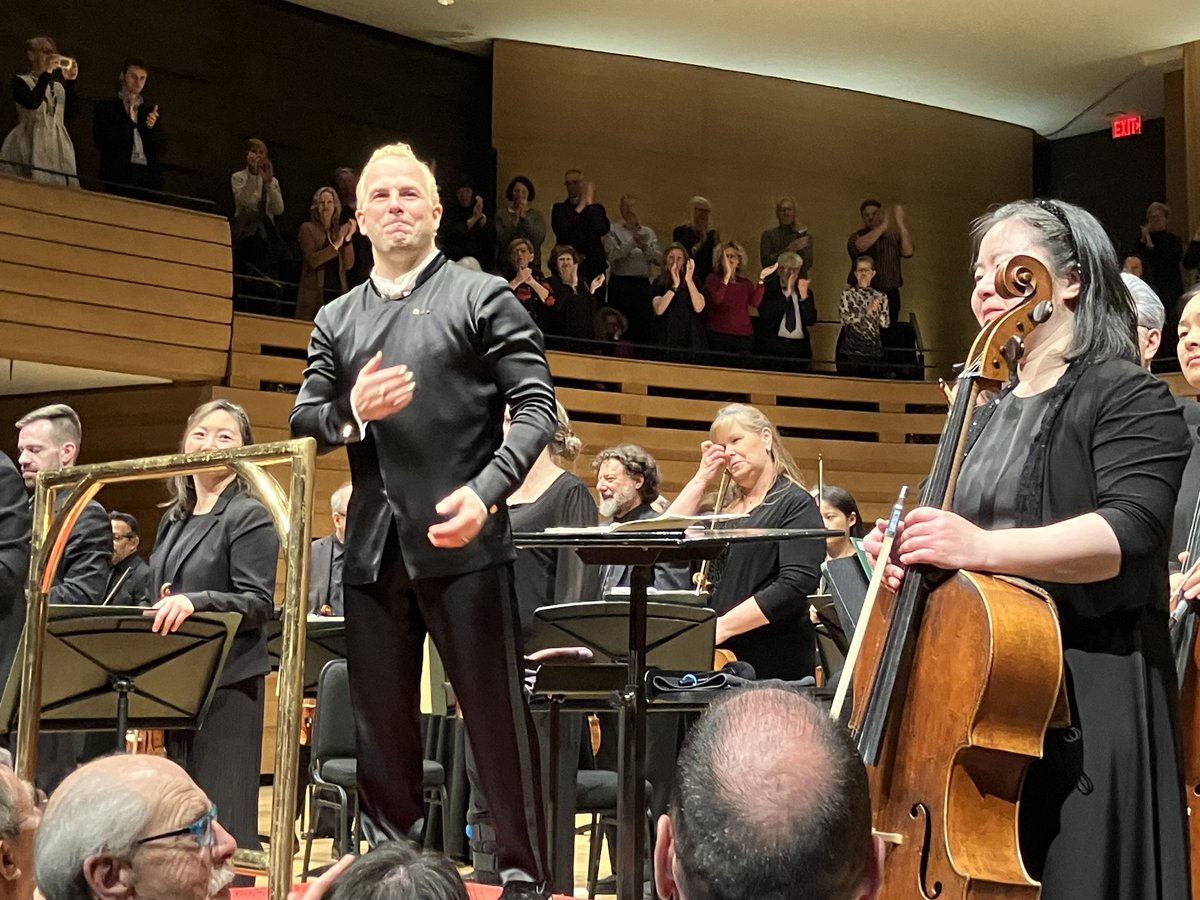 When the best orchestra in the world (@philorch) and the greatest conductor in the world (@nezetseguin) unite at Toronto's @KoernerHall -- it's like that rare moment if you ever get to see 2 eagles soar... What a performance! @the_rcm