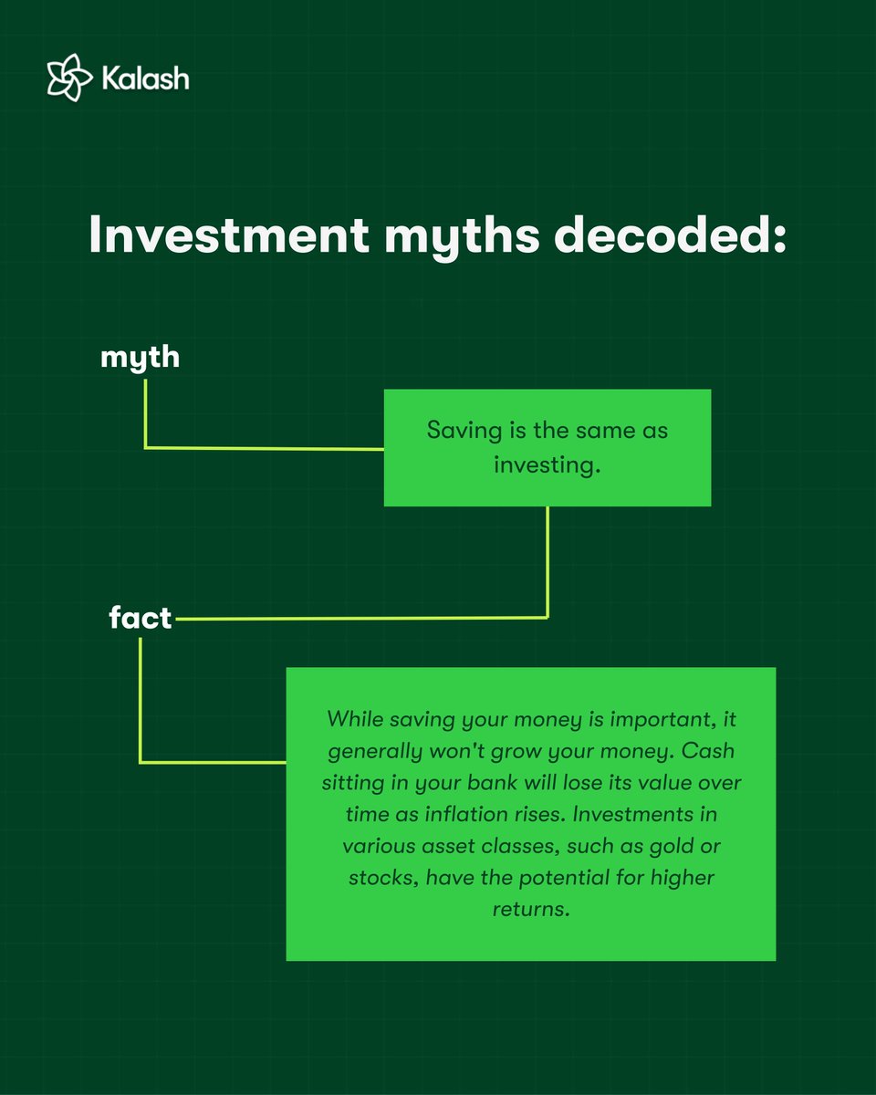 Is #saving the same as #investing?

#investingtips #investment #finance #digitalgold  #investingforbeginners #investinghacks #SmartInvestment #GrowYourWealth