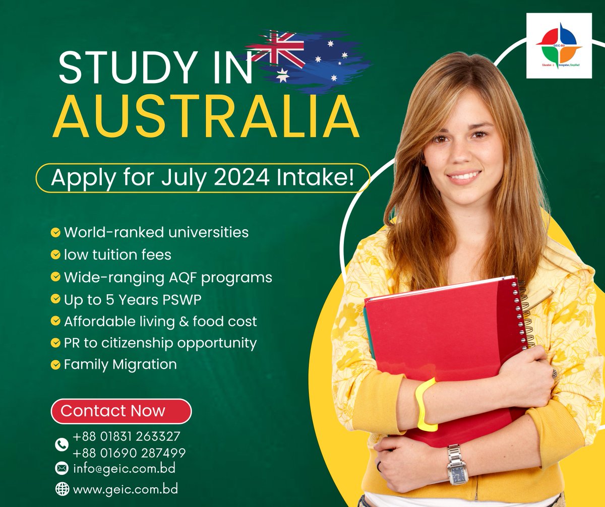 ' Make your Study Abroad dream come true ' ' Study in Australia ' Apply now for Upcoming Intake July 2024 Thank you. #studyaboard #studyabroad #studyaustralia #studyaesthetic #studyabroadlife #studyarchitecture #StudyAbroadJourney #studyabroadconsultants
