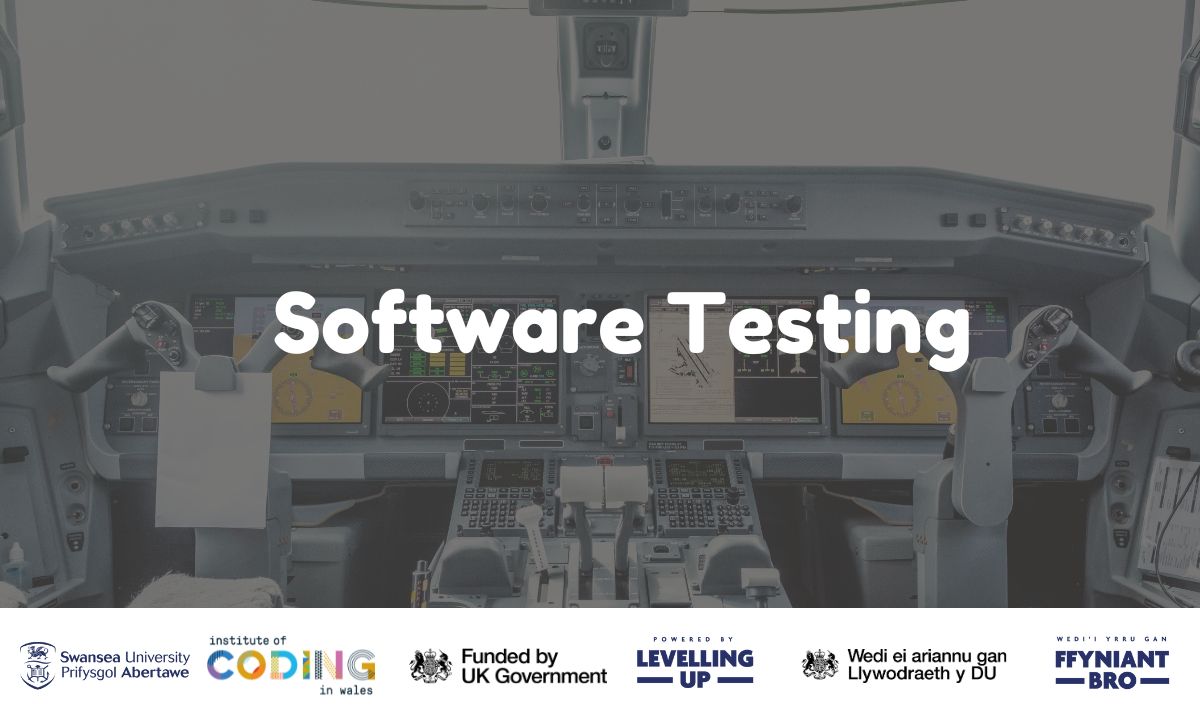 How do software developers know they can trust the software they have produced to not fail mid-flight?✈️ Join the @IoCoding & Technocamps FREE 10-week skills bootcamp on Software Testing! Starting 29th April 🔗ow.ly/H4NO50QiFyW