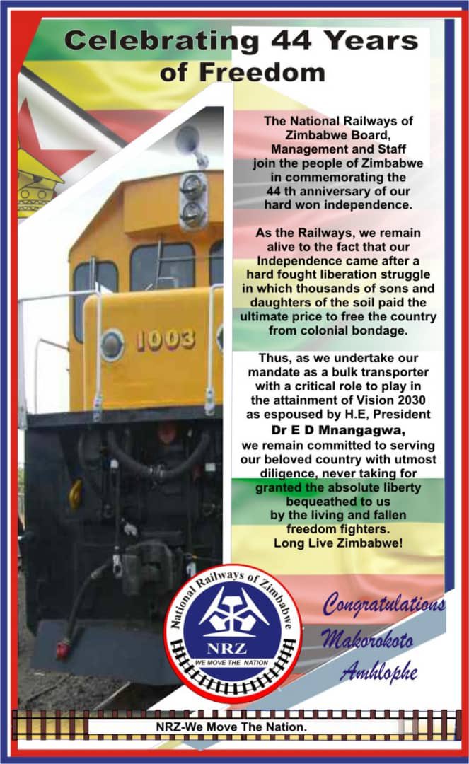 National Railways of Zimbabwe (@NRZ263) on Twitter photo 2024-04-18 03:56:20