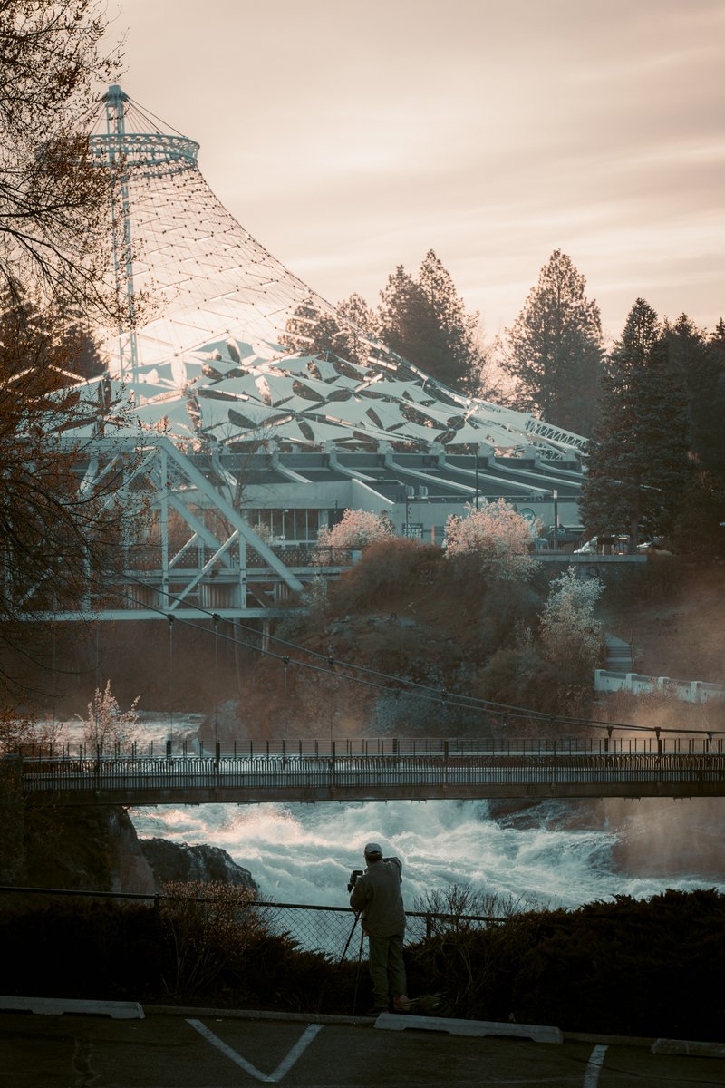 Saw someone this last weekend shooting the Spokane Falls early morning.