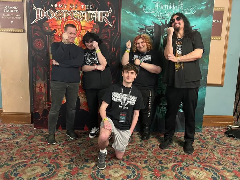 I’m so dumb I realized I never posted the photos of me and them from this show, duhhh.  Here’s me and some of my favorite people in the whole world :)

@dooshbeeg @brendonsmall @GeneHoglan